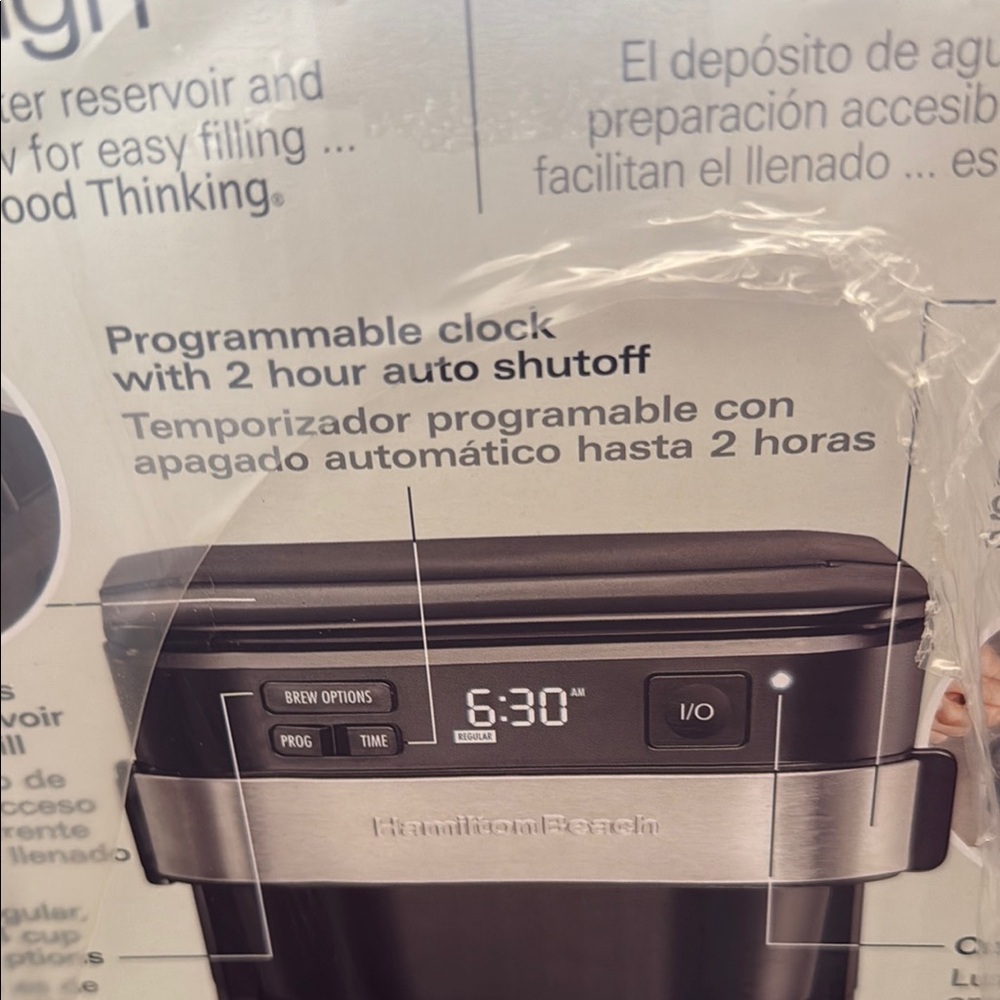 Hamilton Beach Easy Access Coffee Maker - Black - Picture 4 of 13